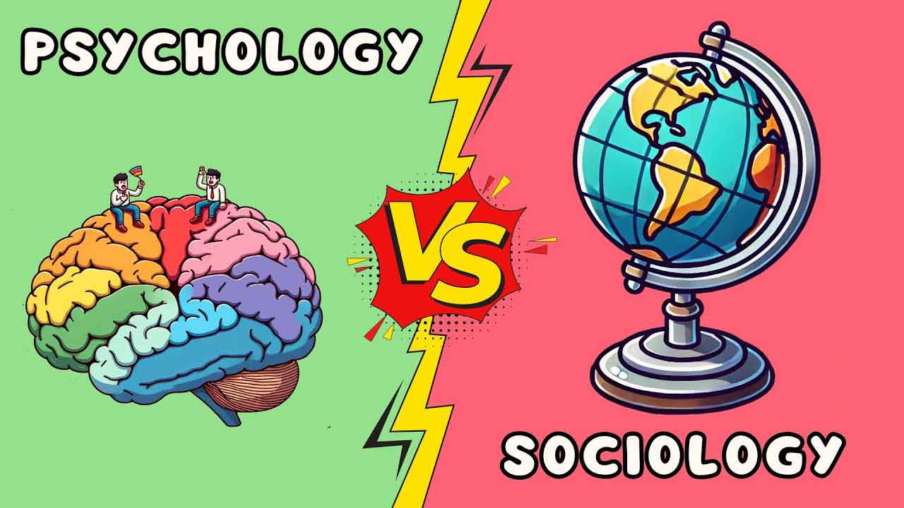 الفرق بين علم النفس وعلم الاجتماع